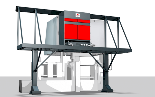 The eLine electrostatic separator efficiently separates adhesive aerosols such as those created during diecasting processes.