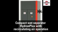 Compact wet separator HydronPlus for combustible explosive or adhesive dust 03