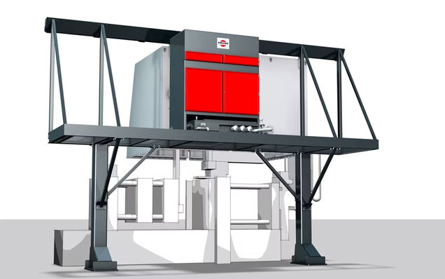 The eLine electrostatic separator efficiently separates adhesive aerosols such as those created during diecasting processes.