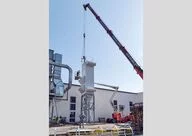 The extraction system being installed here ensures dust-free and explosion-proof production of hay for animal feed.