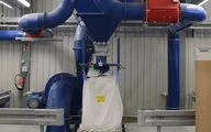 The dust separated from the dust collector is collected in a Big-Bag and transported to an external recycling facility for disposal.