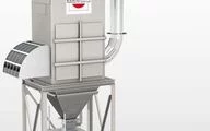 VARIO dust collector (ATEX compliant) with explosion pressure proof housing design and suitable discharge locks. It is further supplemented by ProVent flameless pressure relief and a ProFlap back pressure flap.