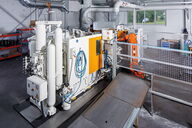 The modern eLine electrostatic separator from Keller Lufttechnik replaced an old wet scrubber.