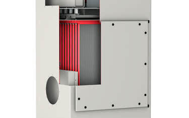 The high collection efficiencies of KLR filters enable the recirculation of air into the workplace.