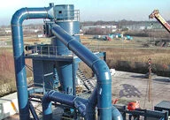 Advantages of the cyclone separator: Protection of the filter elements, high fractional separation efficiency, more suitable for higher air flows up to 125 000 m³/h.
