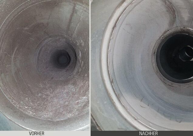 If the ductwork is contaminated, the diameter of the duct may be noticeably reduced, posing a safety risk. Service technicians recognize the danger during maintenance and report when it is time for a cleaning.
