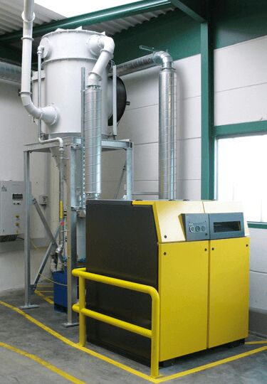 For manual dust extraction it would be wise to utilize a highly efficient centralized system even for surface cleaning. Keller Lufttechnik offers a variety of vacuum suction units.